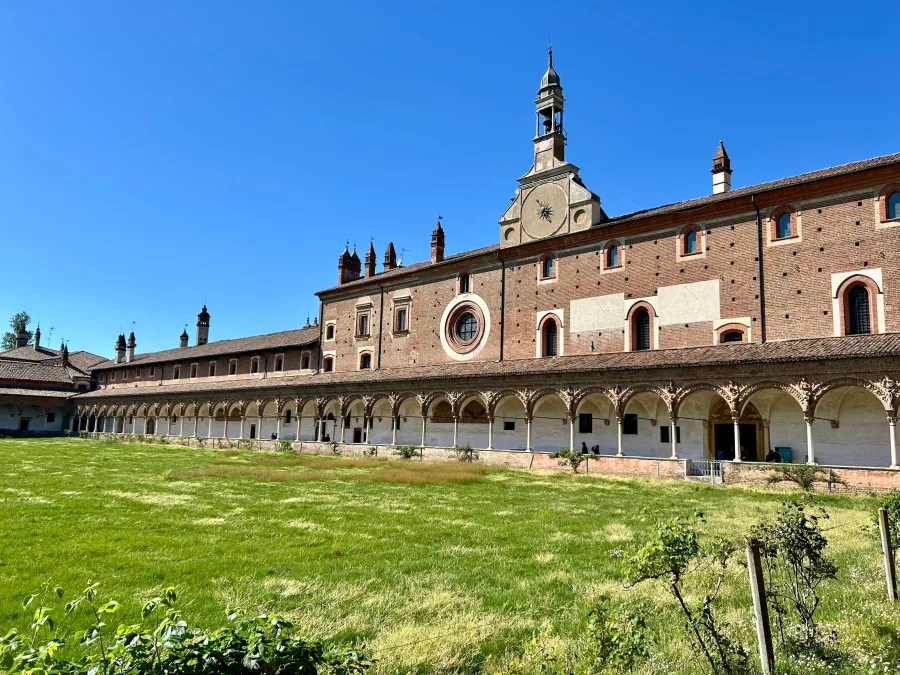 Certosa di Pavia, historic landmark near Pavia — University of Pavia Harvey Course admission with AcademItaly via IMAT